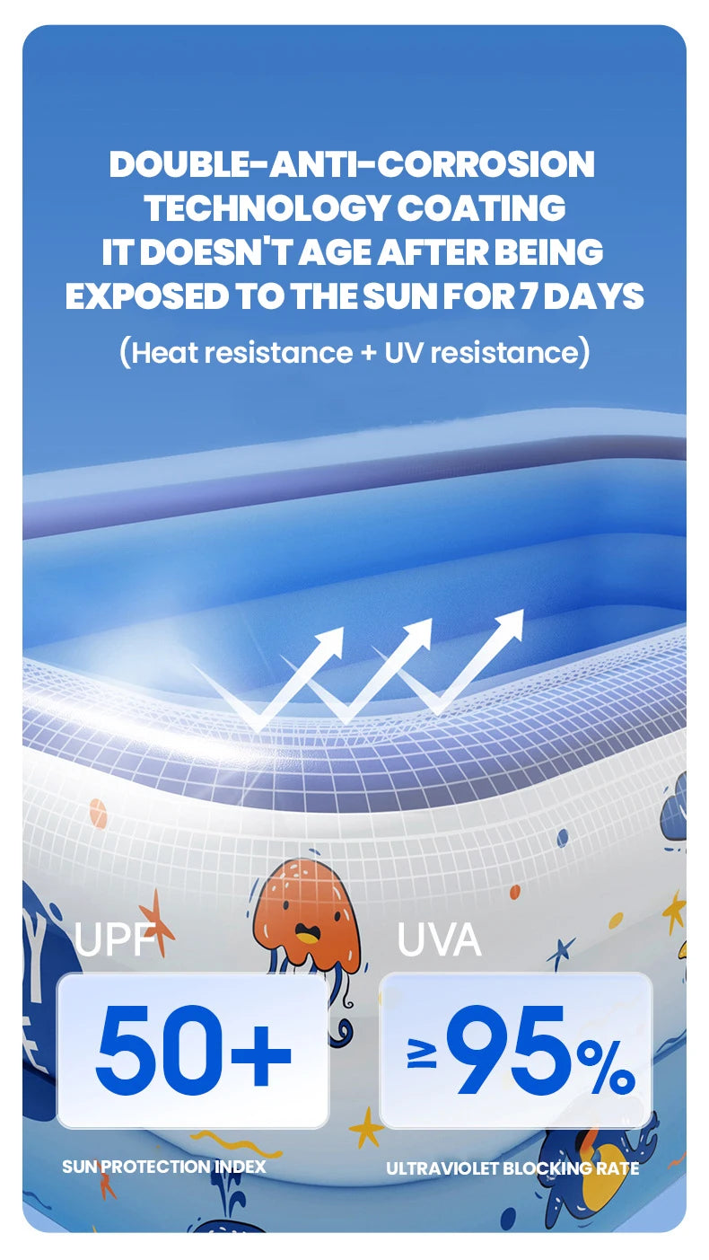 Inflatable Swimming Pool – Kids & Family Outdoor Pool