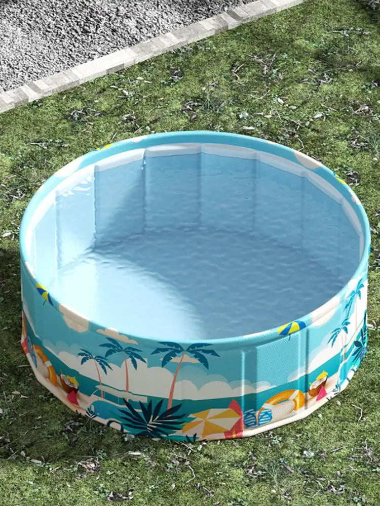 Foldable Kids & Pet Pool – Wading Pool & Dog Bath Tub 90/120/160cm