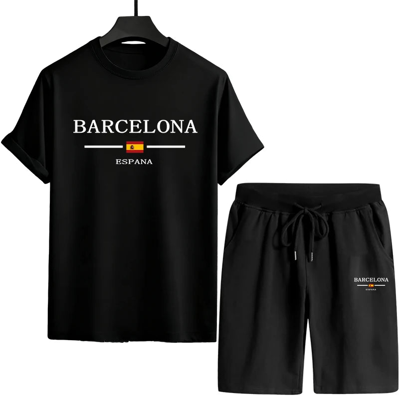 2026 Men's Urban Co-ord Set – T-Shirt & Shorts