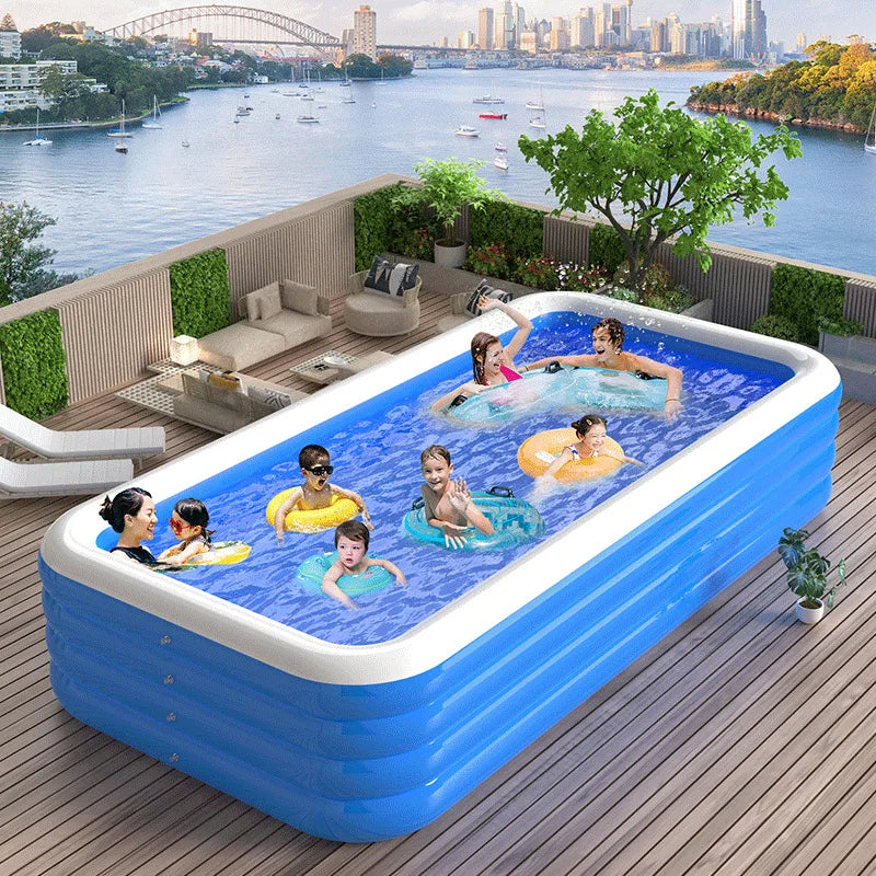 Oversized Inflatable Swimming Pool – Extra Large for Kids & Adults