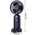 Portable Hand-held Fan Mini Folding Desk Fan Cooler Cooling USB Rechargeable