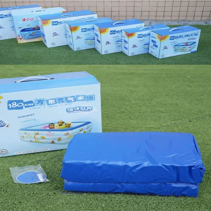 Large Indoor Inflatable Pool – Kids Ocean Ball Play Pool