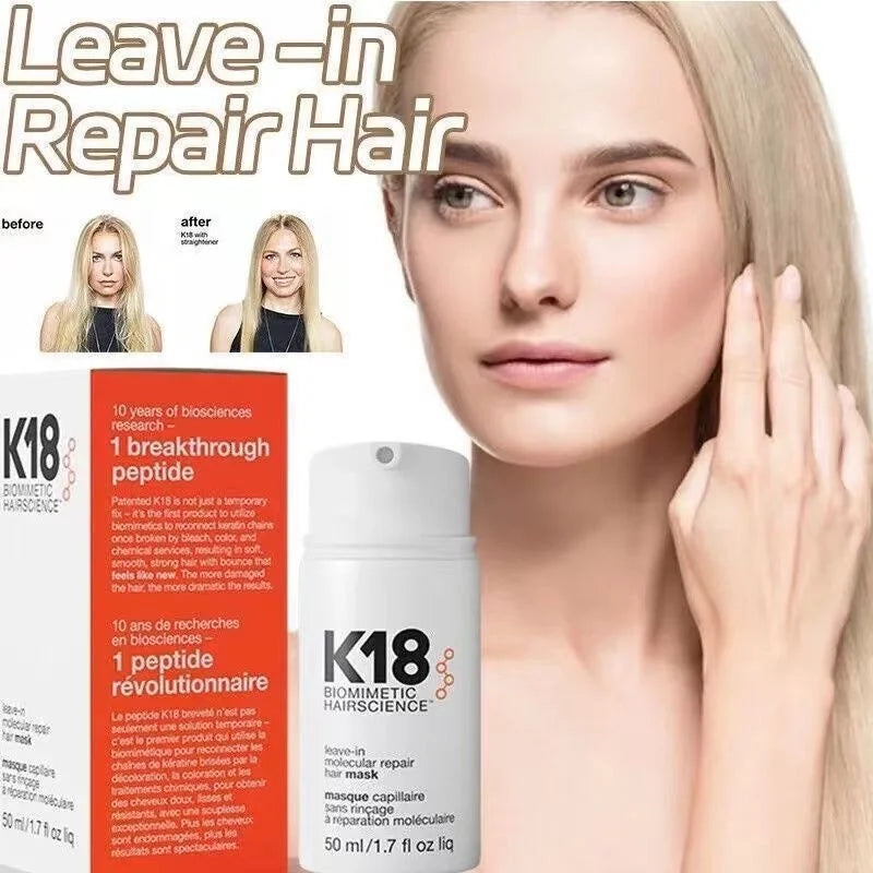 50ml K18 Leave-In Molecular Repair Hair Mask Conditioner For All Hair Types new