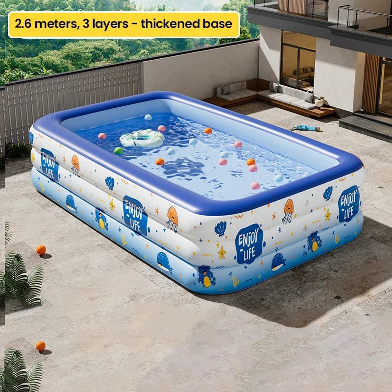 Inflatable Swimming Pool – Kids & Family Outdoor Pool