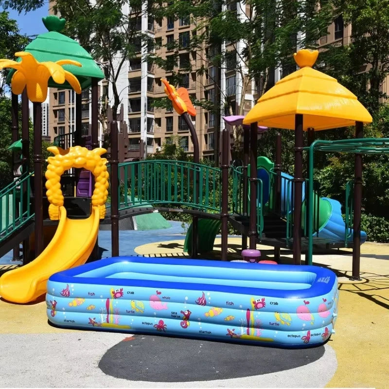 Large Indoor Inflatable Pool – Kids Ocean Ball Play Pool
