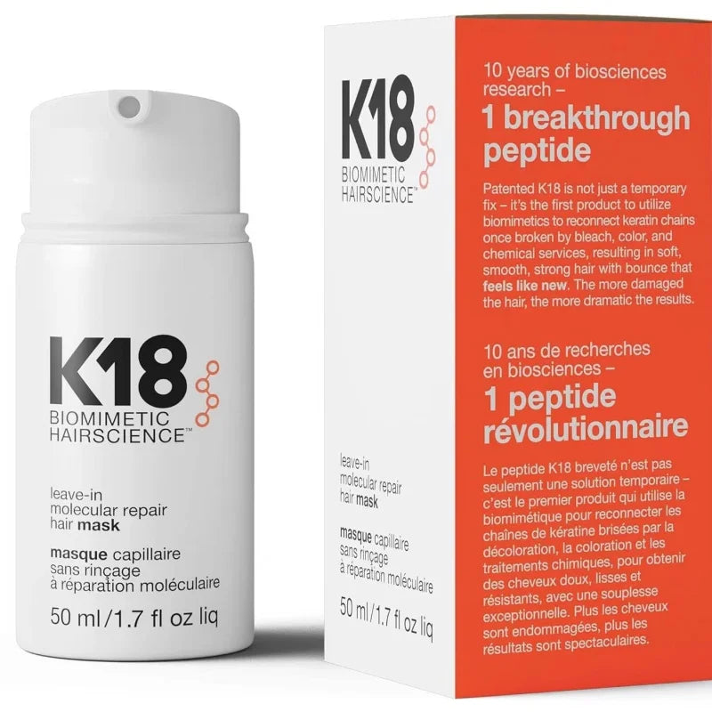 50ml K18 Leave-In Molecular Repair Hair Mask Conditioner For All Hair Types new