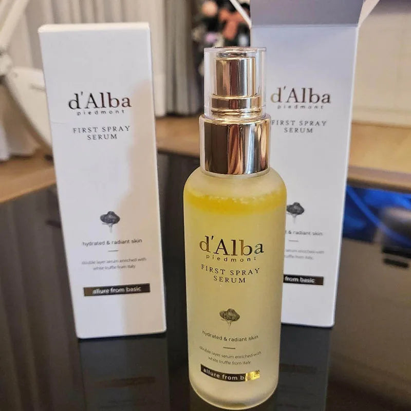 d'Alba White Truffle Hydrating Facial Spray Serum 100ml – Pore Minimising, Moisturising & Skin Repair Essence