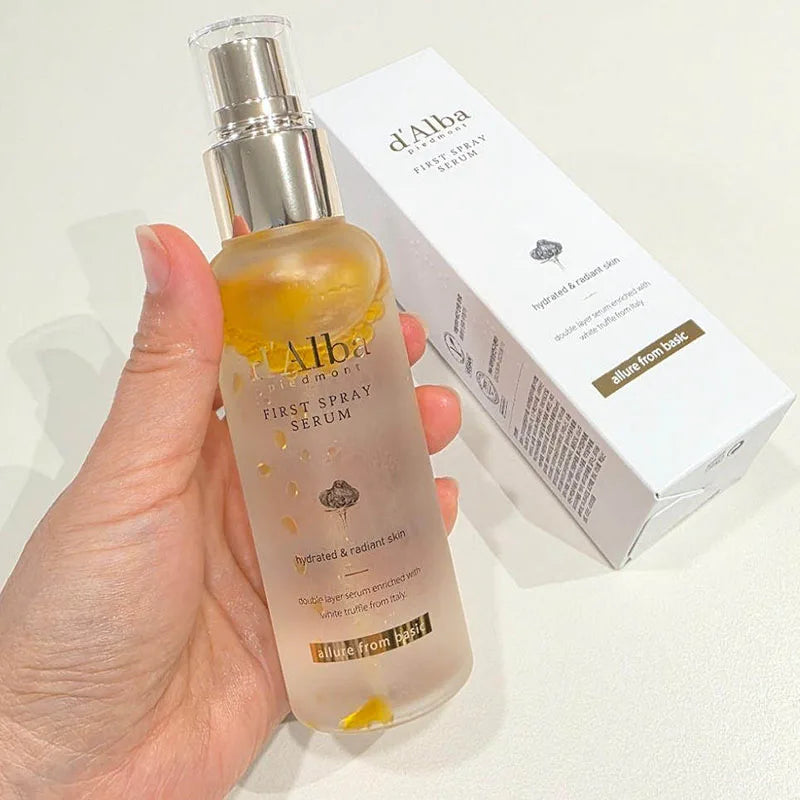 d'Alba White Truffle Hydrating Facial Spray Serum 100ml – Pore Minimising, Moisturising & Skin Repair Essence