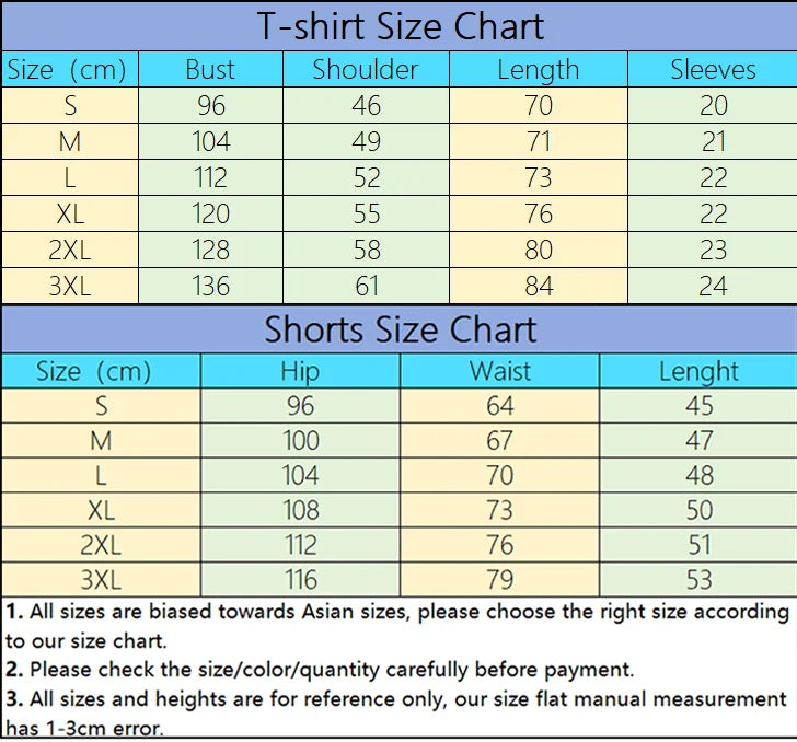 Men's Paris Outfit Tracksuit – T-Shirt & Sporty Shorts 2-Piece Set