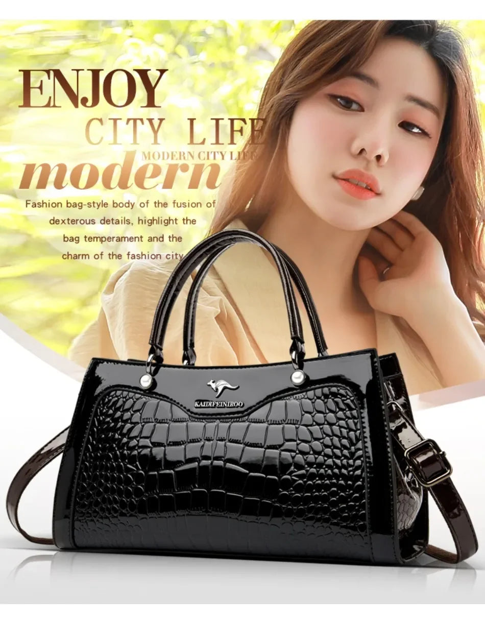 The Marbella Croc Tote