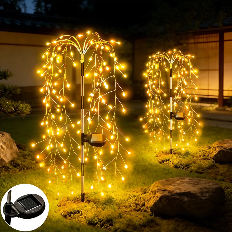 Solar Firework Fairy Lights – LED Outdoor Waterproof Garden Lamp