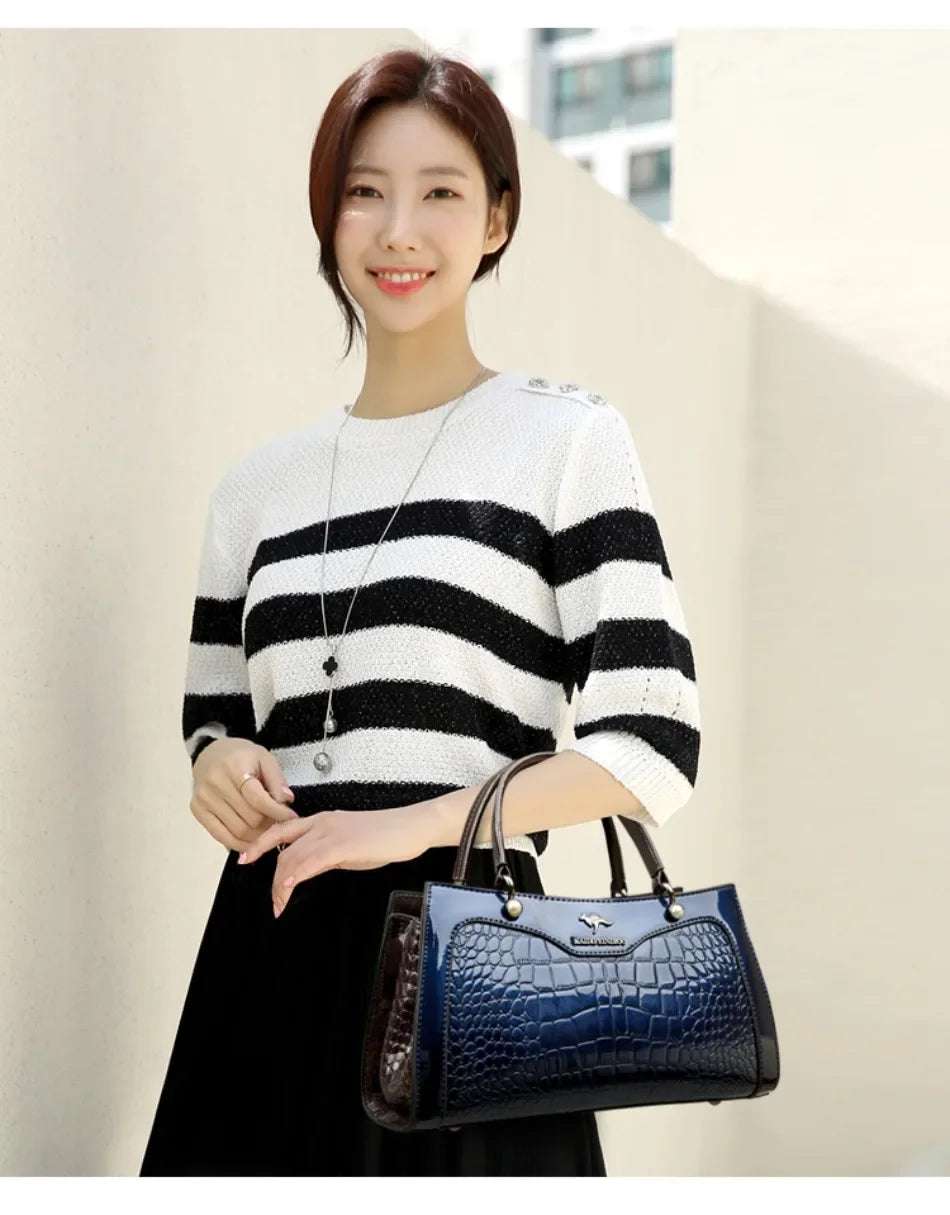 The Marbella Croc Tote