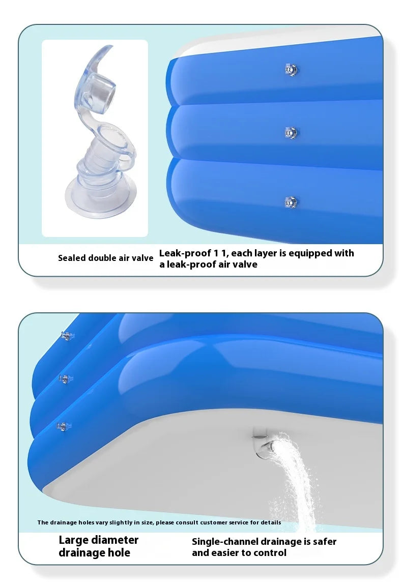 Oversized Inflatable Swimming Pool – Extra Large for Kids & Adults
